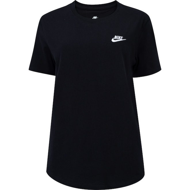 Camiseta Feminina Nike Manga Curta Sportswear Club - Foto 1