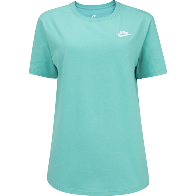 Camiseta Feminina Nike Manga Curta Sportswear Club - Foto 1
