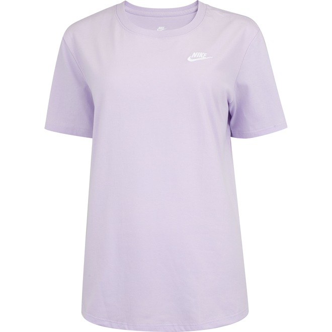 Camiseta Feminina Nike Manga Curta Sportswear Club - Foto 1