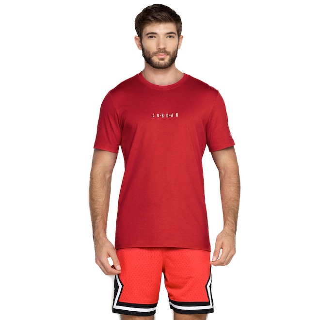 Camiseta Air Jordan Masculina Nike Manga Curta EMB - Foto 2