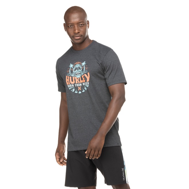 Camiseta Masculina Hurley Manga Curta Silk Catrina - Foto 2