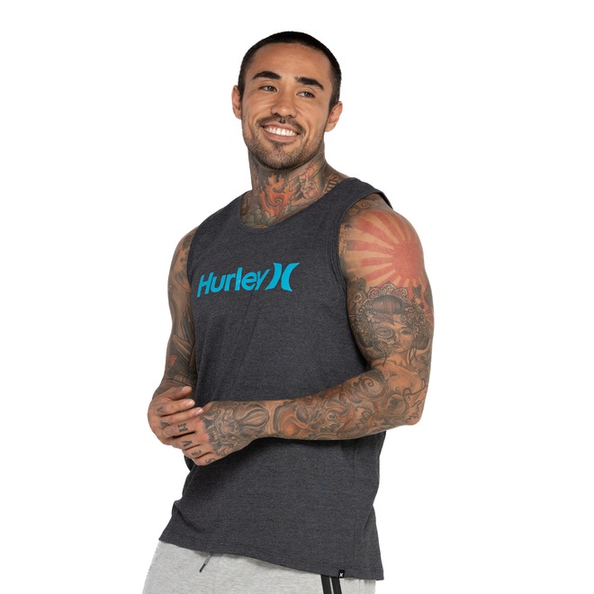 Camiseta Regata Masculina Hurley Silk O Solid - Foto 2