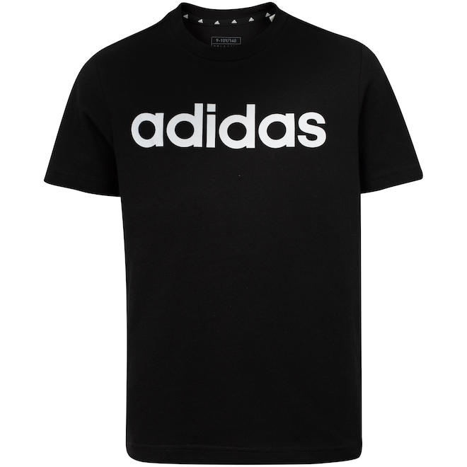 Camiseta adidas Essentials Linear Logo - Infantil - Foto 1