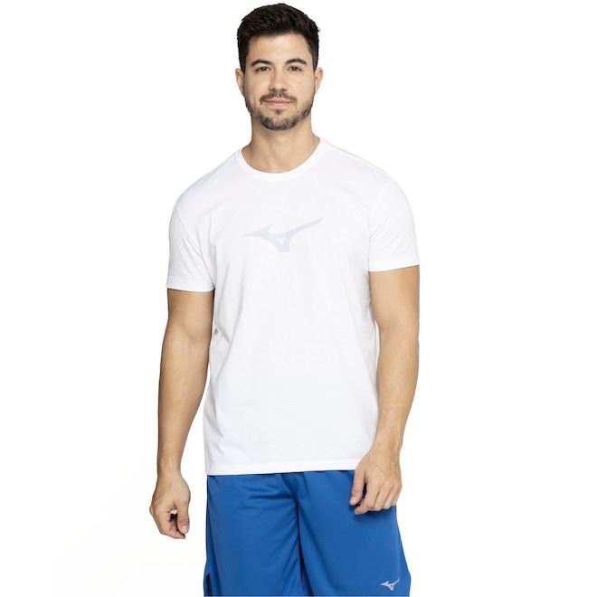Camiseta Masculina Mizuno Manga Curta Lifestyle - Foto 2