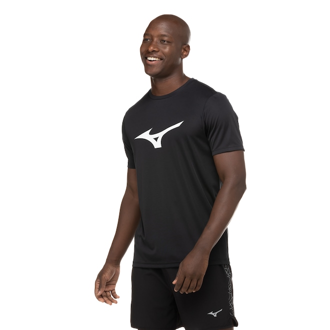 Camiseta Masculina Mizuno Manga Curta Run Spark - Foto 2