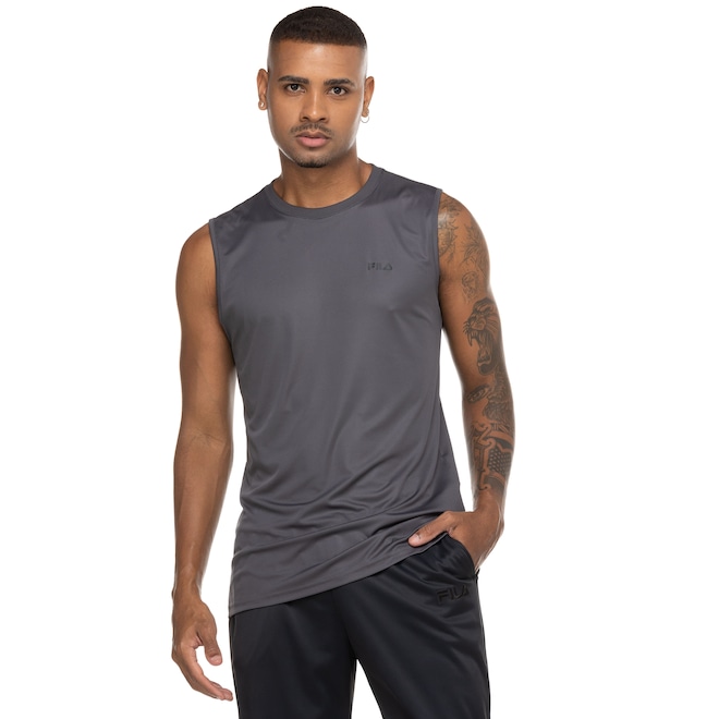 Camiseta Regata Masculina Fila Basic Sports - Foto 2