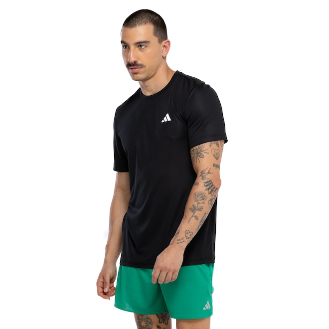 Camiseta Masculina adidas Manga Curta Essentials Base - Foto 2