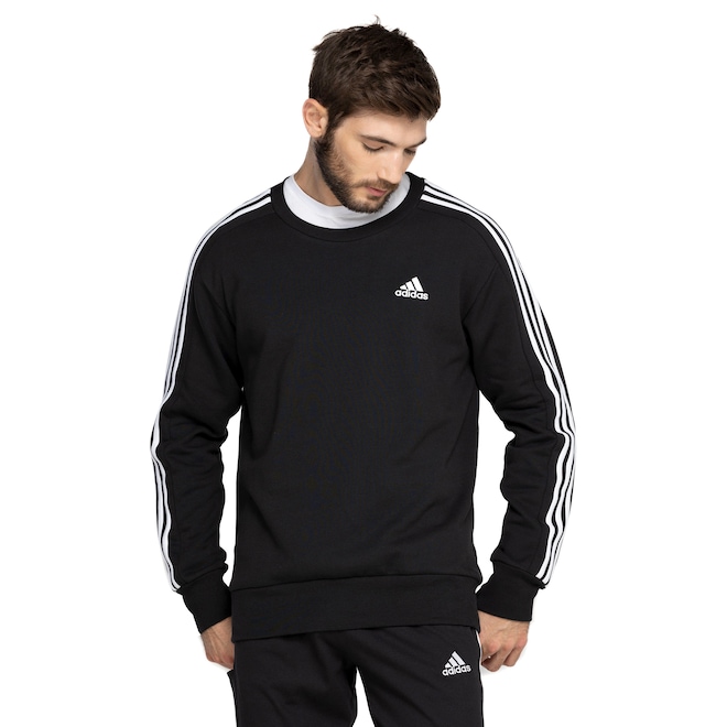 Blusão Masculino adidas 3 Listras - Foto 2
