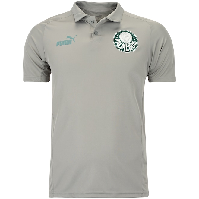 Camisa Polo do Palmeiras 24 Puma Manga Curta Masculina - Foto 1