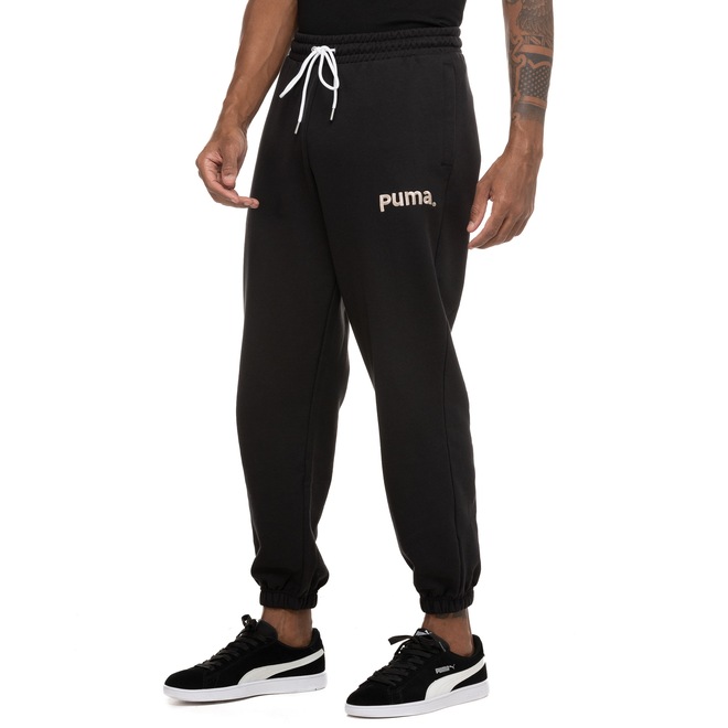Calça Masculina Puma Team Sweatpants - Foto 2