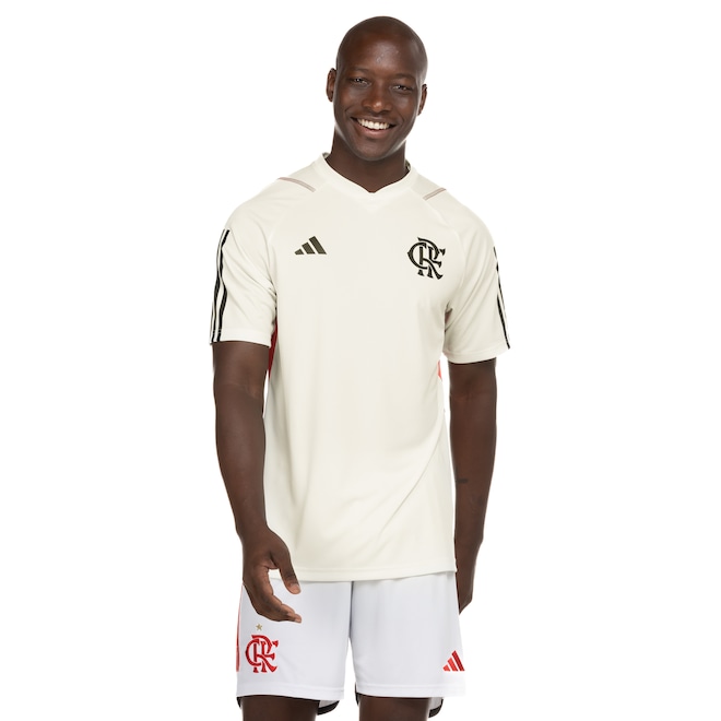 Camisa de Treino do Flamengo 23 adidas - Masculina - Foto 2