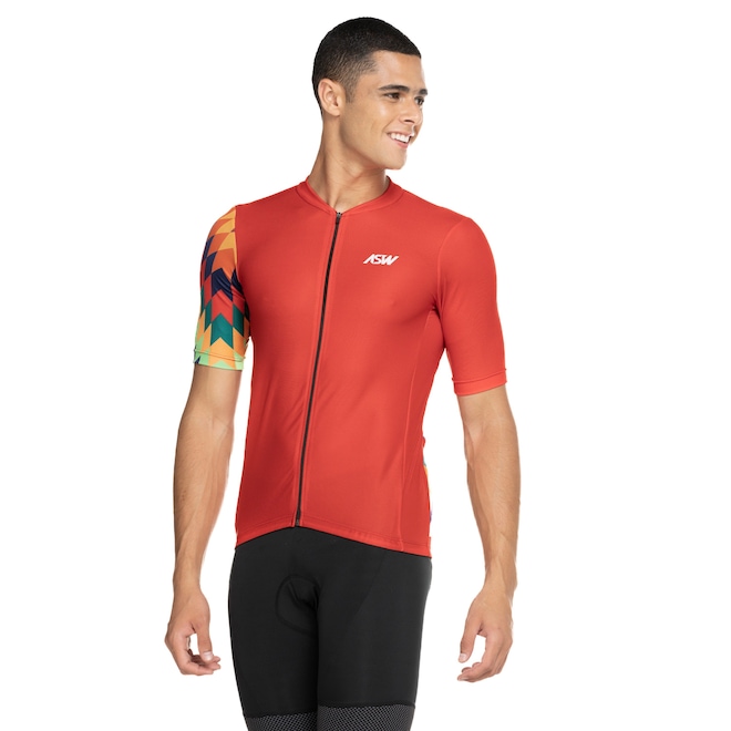 Camisa de Ciclismo Masculina Asw Versa - Foto 2