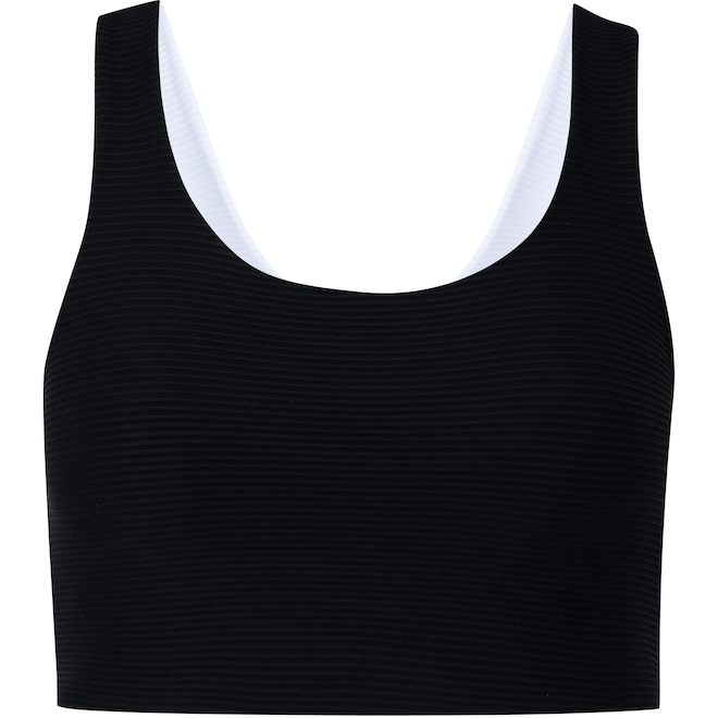 Top Fitness Sem Bojo Lauf Baixa Sustentação Line Double Colors - Adulto - Foto 2