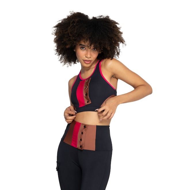 Top Fitness Sem Bojo Lauf Baixa Sustentação Neo - Adulto - Foto 2