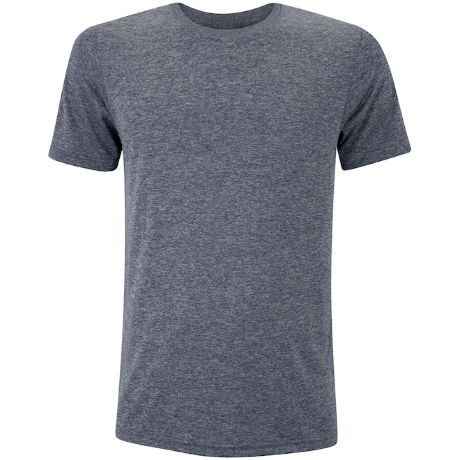 Camiseta Masculina Oxer Manga Curta Malha Mescla Basic - Foto 1