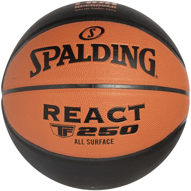 Bola de Basquete Spalding React Tf250 Fiba - Foto 1