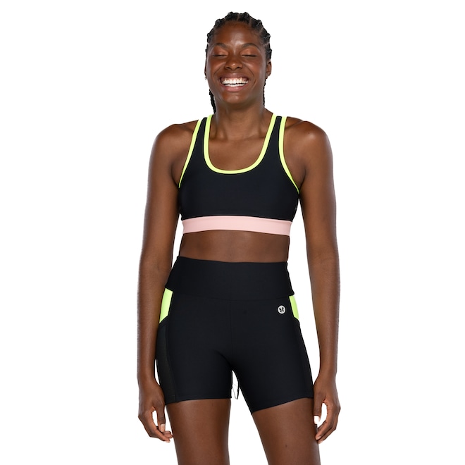 Top Fitness com Bojo Vestem Baixa Sustentação Nelle - Adulto - Foto 2