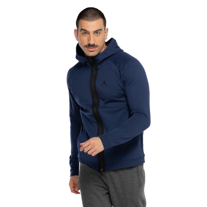Jaqueta Jordan Masculina Nike com Capuz Dri-Fit Air Sport Stmt FLC FZ - Foto 2