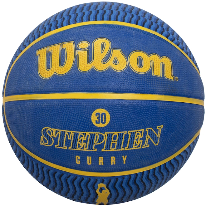 Bola de Basquete Golden State Warriors Stephen Curry 30 Wilson NBA - Foto 1