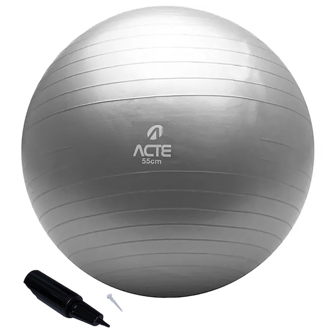 Bola de Ginástica para Pilates ACTE Sports 55 cm com Bomba de Ar - Foto 1