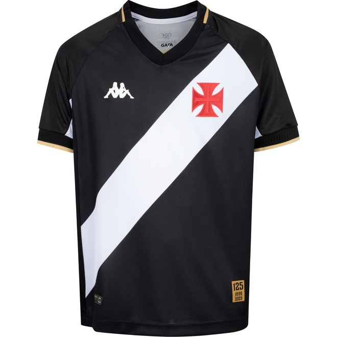 Camisa do Vasco da Gama I 23 Kappa Infantil Torcedor - Foto 1