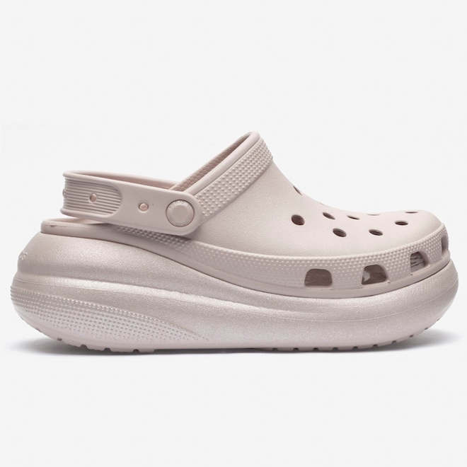 Sandália Crocs Classic Crush Shimmer Clog - Foto 1