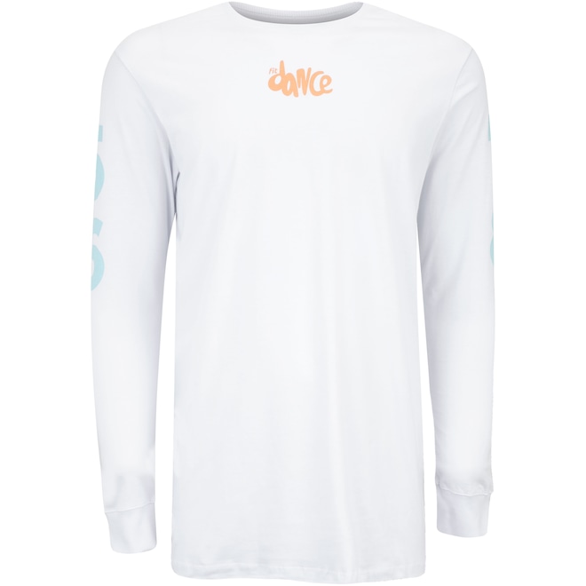 Camiseta Masculina FitDance Manga Longa Alongada com Silk - Foto 1