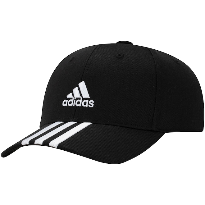 Boné Aba Curva adidas Strapback Baseball 3 Listras - Adulto - Foto 1