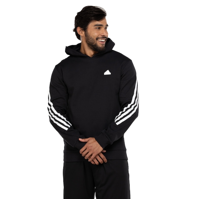 Blusa de Moletom Masculina com Capuz adidas Future Icon - Foto 2