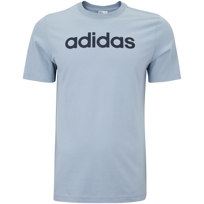 Camiseta Masculina adidas Manga Curta Logo Linear - Foto 1