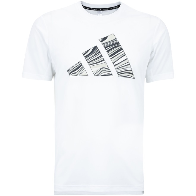 Camiseta Masculina adidas Manga Curta Hiit Gráfica - Foto 1