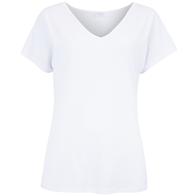 Camiseta Feminina Oxer Decote V - Foto 1