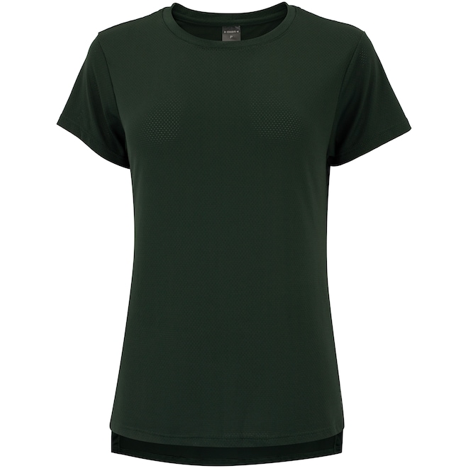 Camiseta Oxer Feminina Alongada Abertura Lateral - Foto 1