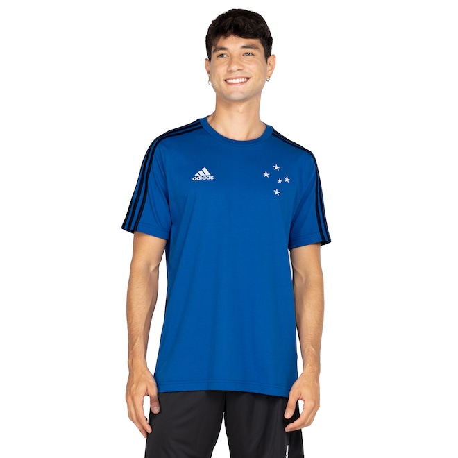 Camiseta do Cruzeiro adidas Masculina DNA - Foto 2