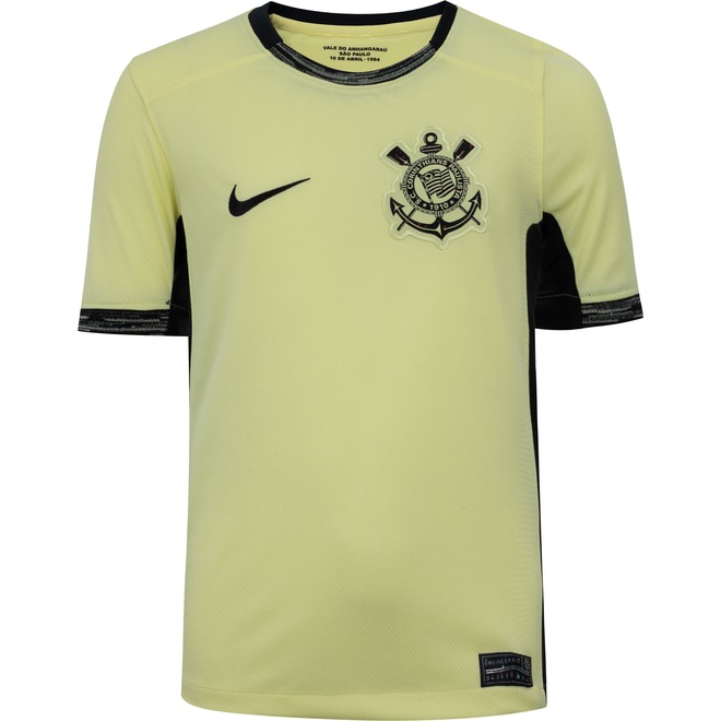 Camisa do Corinthians III 23 Nike Infantil Torcedor - Foto 1