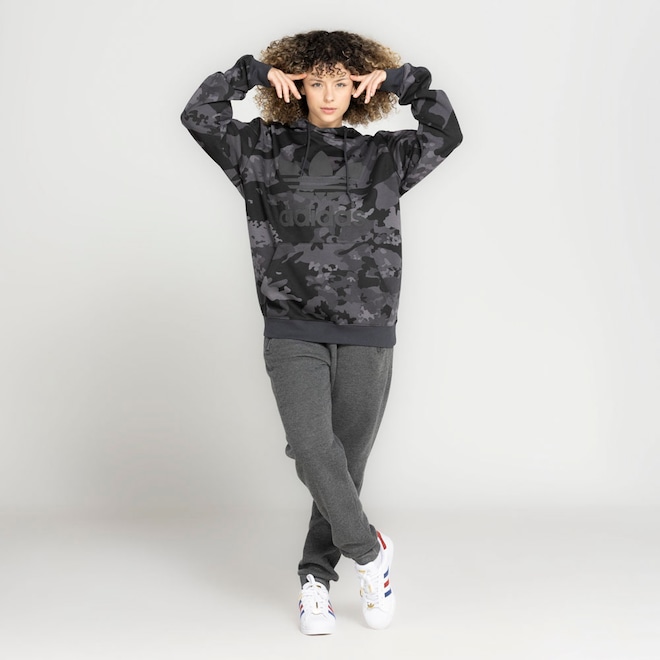 Blusão adidas com Capuz Camo Aop - Foto 1