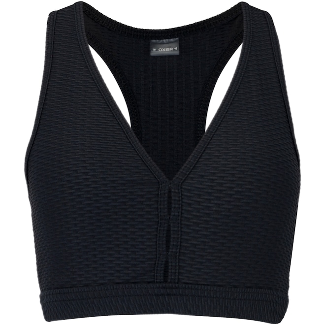 Top Fitness com Bojo Removível Oxer Bartak Textura Média Sustentação - Adulto - Foto 1