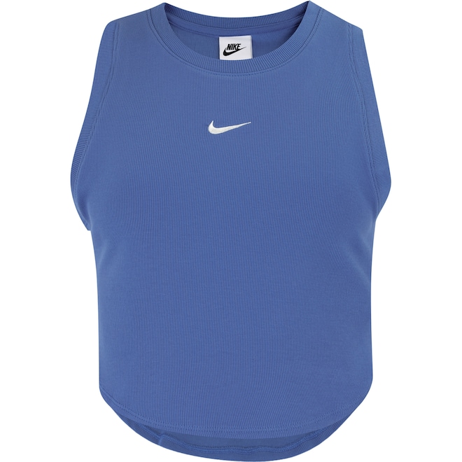 Blusa Cropped Regata Feminina Nike Sportswear Essentials - Foto 2
