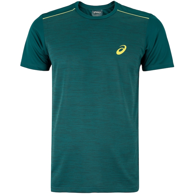 Camiseta Masculina ASICS Manga Curta Leve Mesh Antiodor - Foto 1