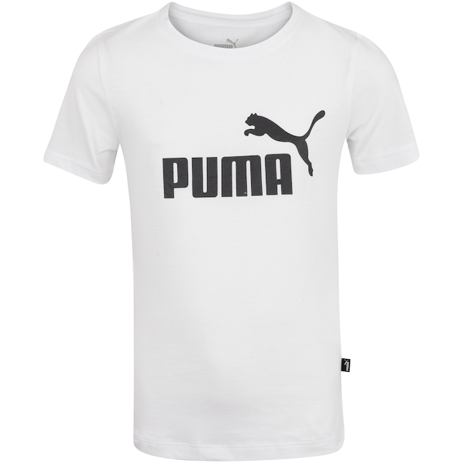 Camiseta Puma Feminina Essentials Logo G - Foto 1