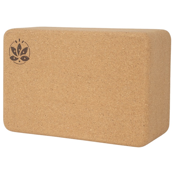 Bloco de Yoga Viva Zen CCB Cortiça Natural 23x15x10 cm - Foto 1