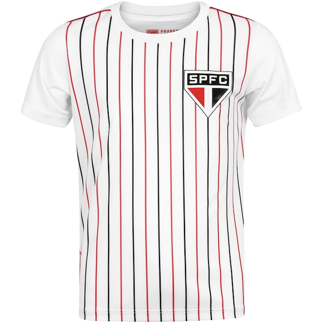 Camiseta do São Paulo Infantil Listrada - Foto 1