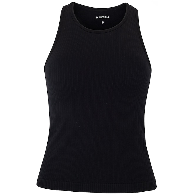 Camiseta Regata Feminina Oxer com Bojo Canelada Sem Costura - Foto 2