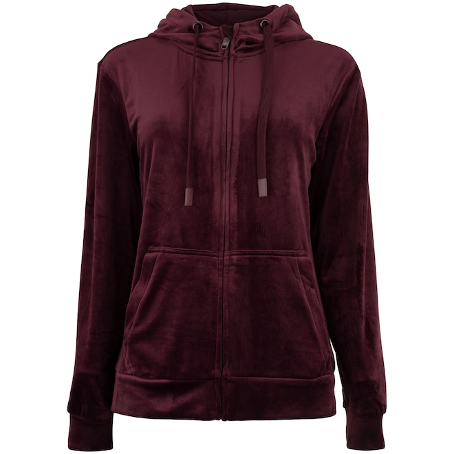 Jaqueta Feminina Oxer com Capuz Plush Cap Bex - Foto 1