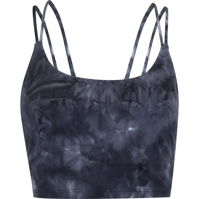 Top Fitness com Bojo Removível Oxer Baixa Sustentação Alongado Heat Tie Dye Adulto - Foto 2