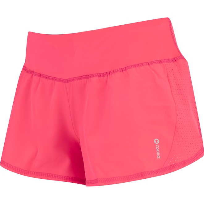 Short Feminino Oxer Duplo Calção Interno Bolso Seguro Selado - Foto 1