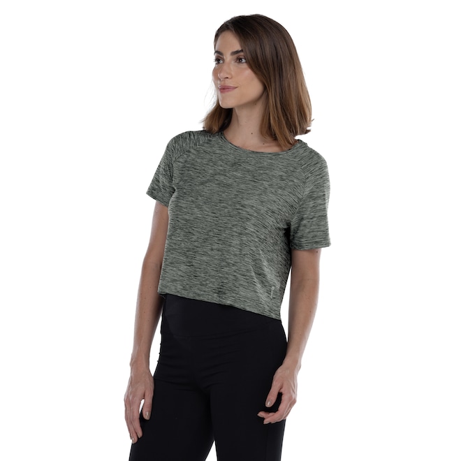 Camiseta Feminina Oxer Manga Curta Duni New com Necessaire - Foto 2