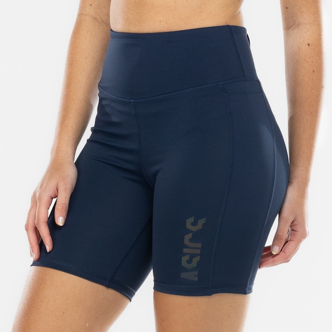 Bermuda Feminina ASICS Recorte e textura Alta Compressão - Foto 2