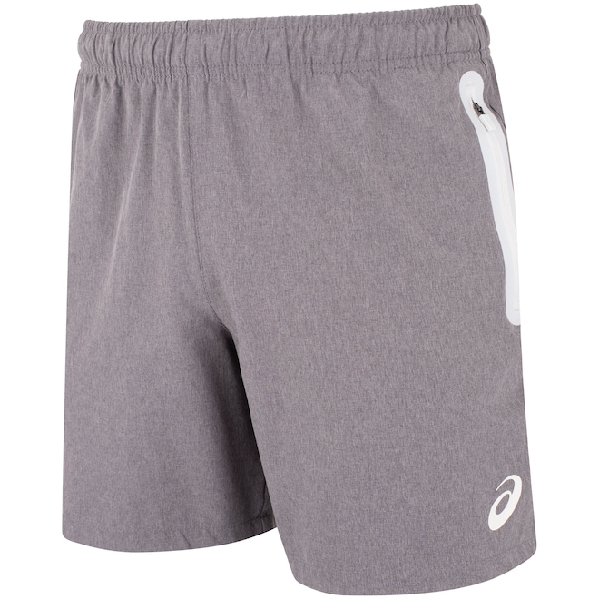 Bermuda Masculina ASICS 7 Mescla Plano - Foto 1