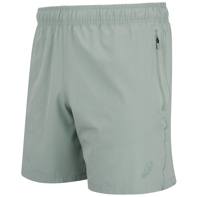 Bermuda Masculina ASICS 7 Mescla Plano - Foto 1